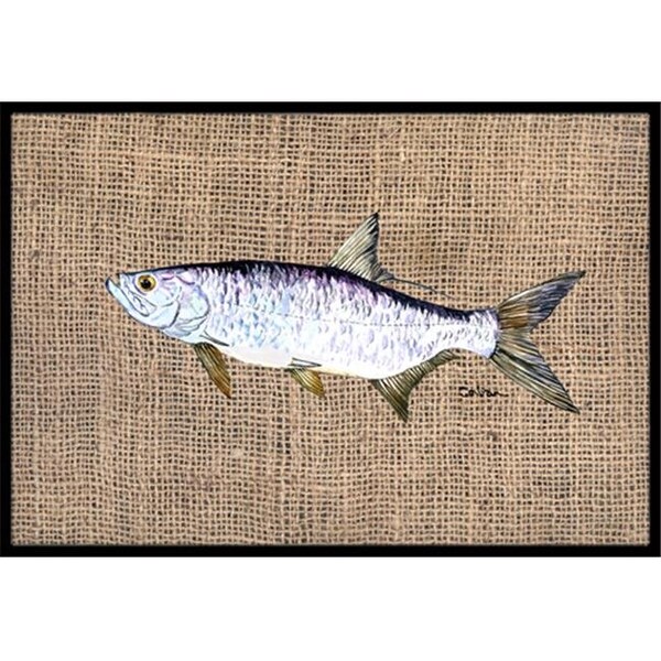 Carolines Treasures Carolines Treasures 8774MAT 18 x 27 in. Fish-Tarpon Indoor & Outdoor Doormat 8774MAT - main